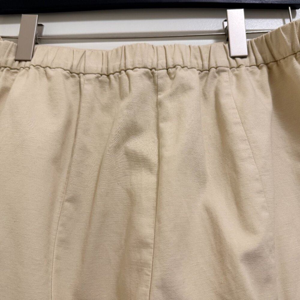 NEW Eileen Fisher Ankle Lantern Pants | M | Cotton